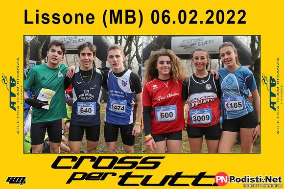 3^ Prova  Cross per Tutti 2022 Lissone